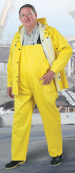 Raincoat, Webtex, PVC Polyester, 65mm, Yellow - Jackets